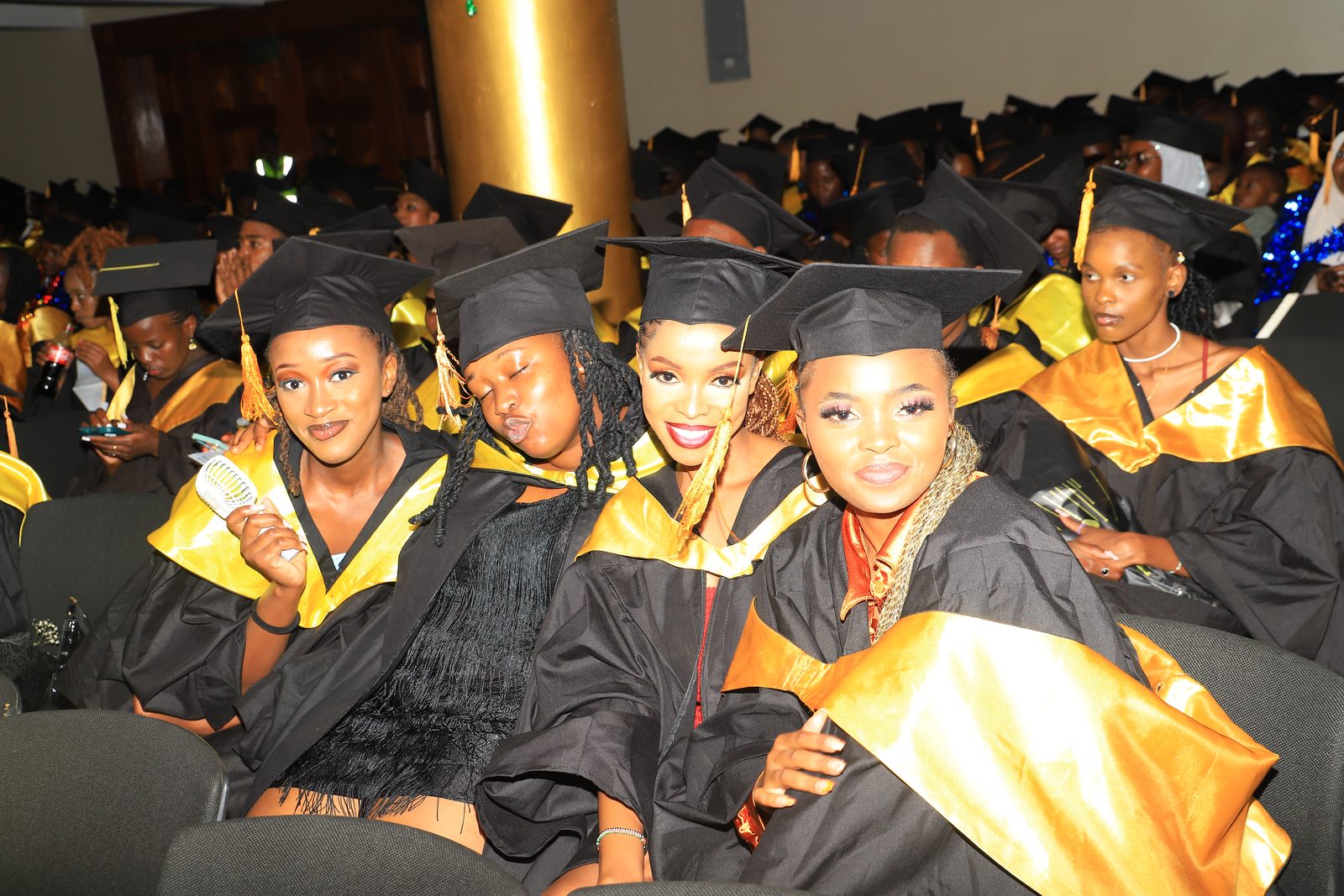 ICS students during a graduation event